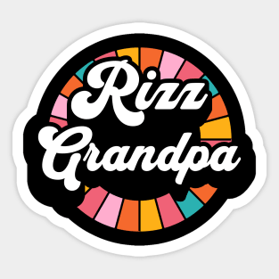 Rizz Grandpa | Granddad | W Riz | Family | Rizzler | Rizz god | Funny gamer meme | Streaming | Rizzard Sticker